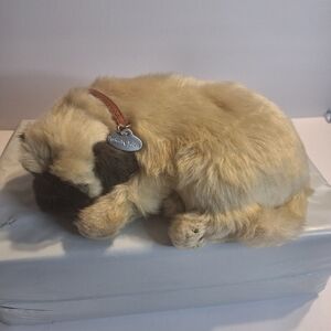 Perfect Petzzz  Plug Breathing Puppy Dog Sleeping Plush